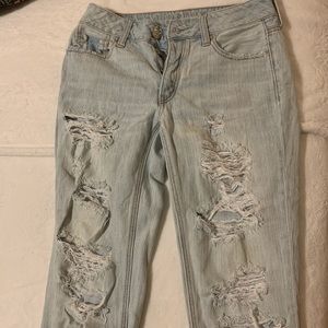 light wash boyfriend jeans